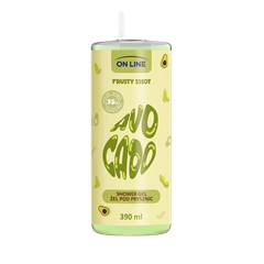 On Line tusfürdő fruity shot avokádó 390 ml
