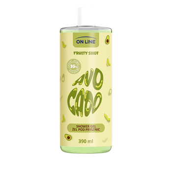 On Line tusfürdő fruity shot avokádó 390 ml