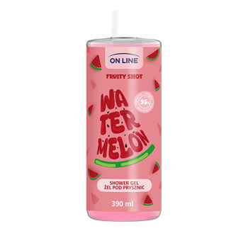On Line tusfürdő fruity shot görögdinnye 390 ml