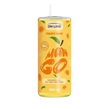 On Line shower gel fruity shot mango 390 ml