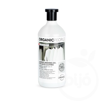 Organic People öko mosógél fehér ruhákhoz bio vízililiommal és japán rizzsel 1000 ml