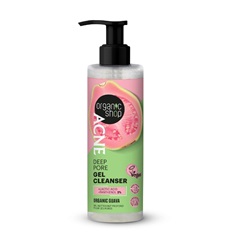 Organic Shop acne pórustisztító gél bio guavával 200 ml
