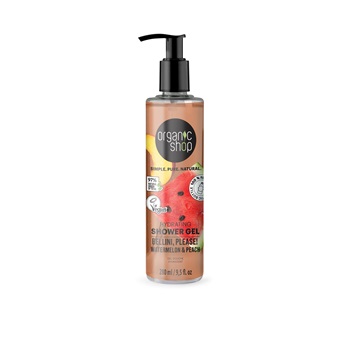 Organic Shop “bellini, please!” hidratáló tusfürdő görögdinnyével és barackkal 280 ml