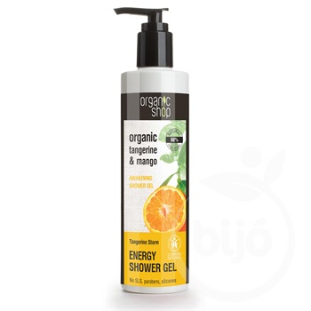 Organic Shop bio mandarin vihar ébresztő tusfürdő 280 ml