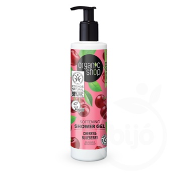 Organic Shop bio tusfürdő softening cseresznyével és áfonyával 280 ml