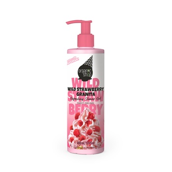 Organic Shop “erdei szamócás granita” frissítő tusfürdő gél 400 ml