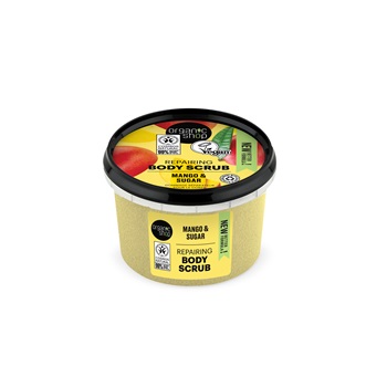 Organic Shop helyreállító testradír mangóval és cukorral 250 ml