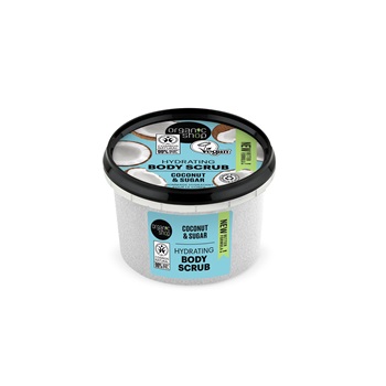 Organic Shop hidratáló testradír kókusszal és cukorral 250 ml
