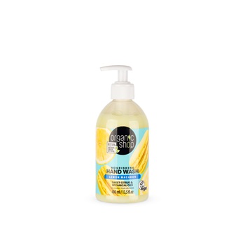 Organic Shop “lemon macaron” tápláló folyékony szappan édes citrusfélékkel és növényi olajokkal 400 ml
