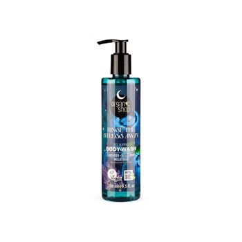 Organic Shop relaxáló tusfürdő levendulával, áfonyával és melatoninnal 280 ml