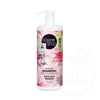 Organic Shop bio shine sampon vízililiommal és amaránttal 1000 ml