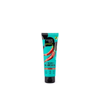 Organic Shop sportolás utáni gél chilivel és mentollal 75 ml