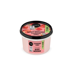 Organic Shop vitamin testápoló mousse eperrel és tejjel 250 ml