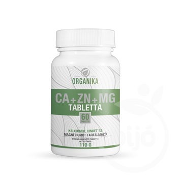 Organika ca+zn+mg tabletta 60 db