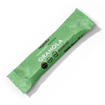 Organika pisztáciás fehércsokis granola szelet 50 g