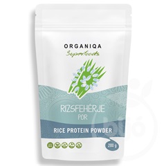 Organiqa 100% bio rizsfehérje por (80% fehérje) 200 g