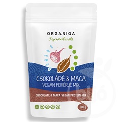 Organiqa 100% bio vegán fehérje mix csokoládé-maca 200 g