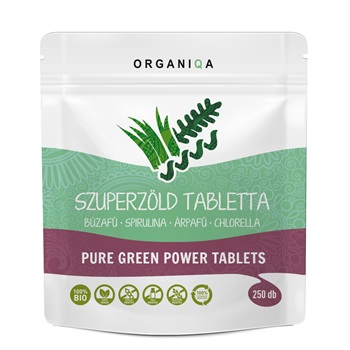 Organiqa bio szuperzöld tabletta 250 db