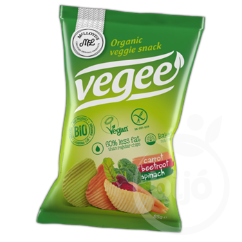 Organique bio burgonya snack zöldséges vegee 85 g