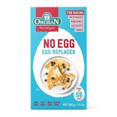 Orgran no egg gluténmentes tojáshelyettesítő por 200 g