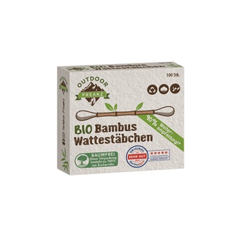Outdoor Freakz bio-bambusz és pamut vattapálcika 100 db