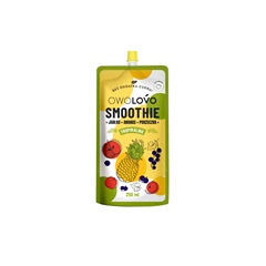 Owolovo gyümölcspüré alma-ananász-feketeribizli smoothie 200 g