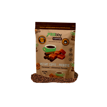 PREbby instant kávé prebiotikummal karamell-fahéj 75 g