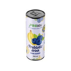 PREbby probiotikus üdítőital banán-kékáfonya 250 ml