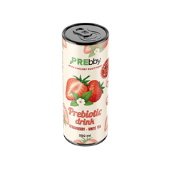 PREbby probiotikus üdítőital eper-fehér tea 250 ml