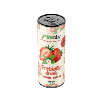 PREbby probiotikus üdítőital eper-fehér tea 250 ml