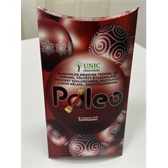 Paleo unic konyakmeggyes csokoládékrémmel töltött étcsokoládé desszert szaloncukor, édesítőszerekkel 220 g