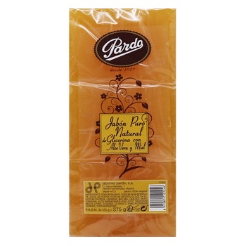 Pardo tiszta glicerin szappan aloe verával és mézzel 2x125g 250 g