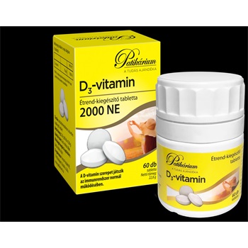 Patikárium d3-vitamin tabletta 60 db