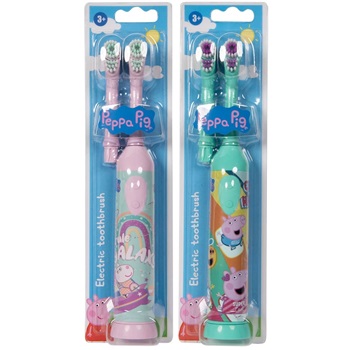 Peppa Malac elemes gyermek fogkefe 2 db pótfejjel 1 db