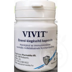 Pharmatéka vivit étrend-kiegészítő kapszula 30 db