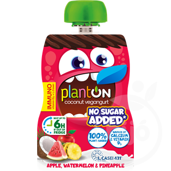 Planton kids kókuszos vegángurt alma-görögdinnye-ananász 90 g