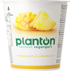 Planton kókuszos vegángurt ananász és mangó 150 g