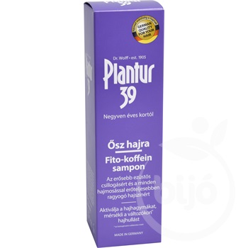 Plantur 39 fito-koffein sampon ősz hajra 250 ml