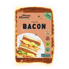 Plenty Reasons meatless vegán bacon jellegű készítmény 150 g