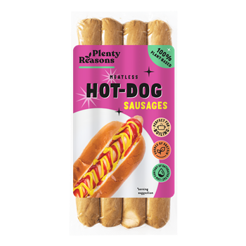 Plenty Reasons vegán hot-dog jellegű termék 180 g