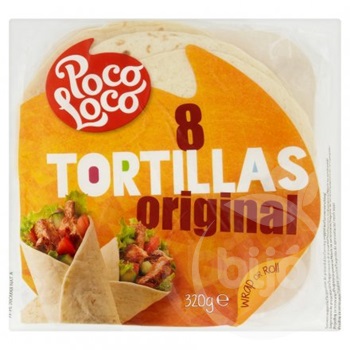 Poco Loco lágy tortilla original 320 g