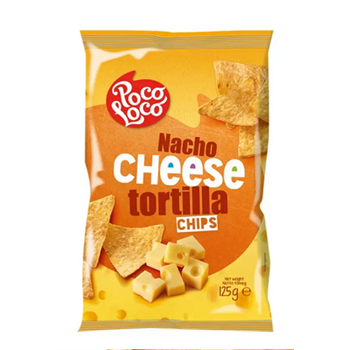 Poco Loco tortilla chips sajtos 125 g
