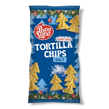 Poco Loco tortilla chips sós karácsonyi 200 g