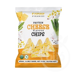 Popcrop pyramids gluténmentes sajtos-újhagymás protein chips 60 g