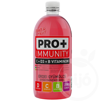 Powerfruit pro+ immunity d+c vitaminos erdei gyümölcs ízű üdítőital 750 ml