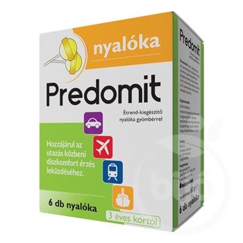 Predomit étrend-kiegészítő nyalóka gyömbérrel 60 g