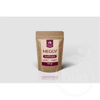 Premium Natura liofilizált meggy 40 g