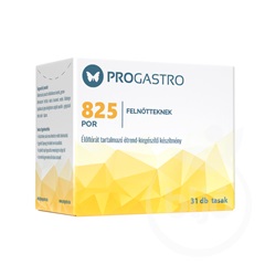 Progastro 825 por felnőtteknek élőflórát tartalmazó étrend-kiegészítő készítmény 31 db tasak