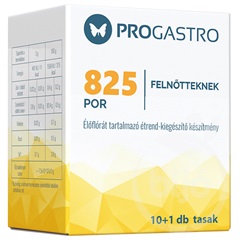 Progastro 825 por felnőtteknek élőflórát tartalmazó étrend-kiegészítő készítmény 10+1 db tasak