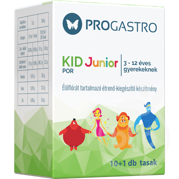 Progastro kid junior por 3-12 éves gyerekeknek 10+1db 11 db